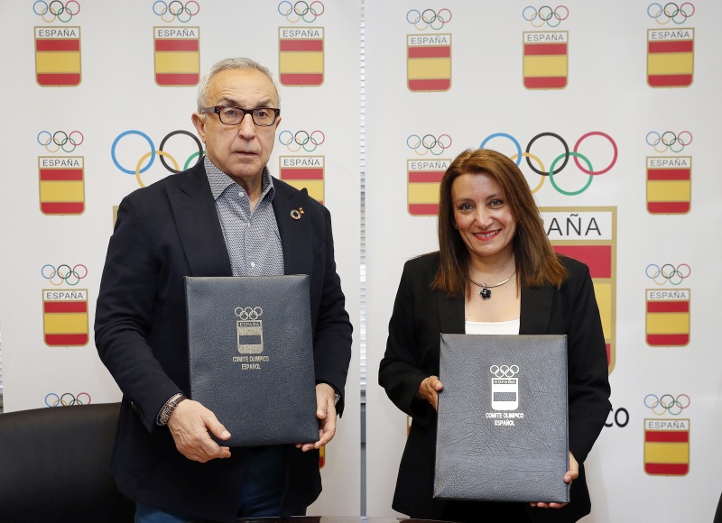 The Spanish Olympic Committee with the Lifesaving European Championship